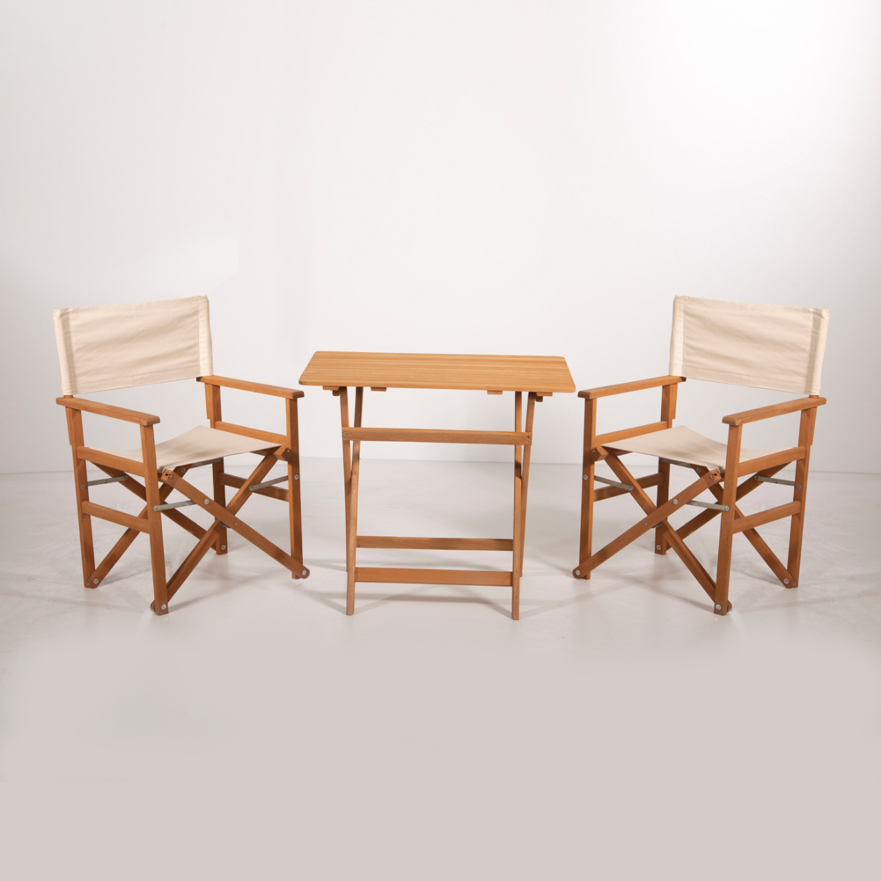 2+1 Rejisör Masa-Sandalye Takımı 60x80cm Masa
