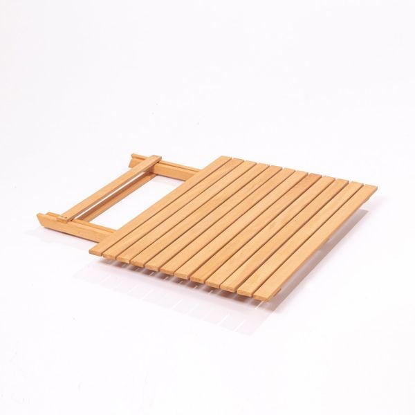 Sırt Ve Oturak Minderli Balkon Bahçe Mutfak 3'lü Bistro Set Katlanır Masa-sandalye 60x80 Masalı
