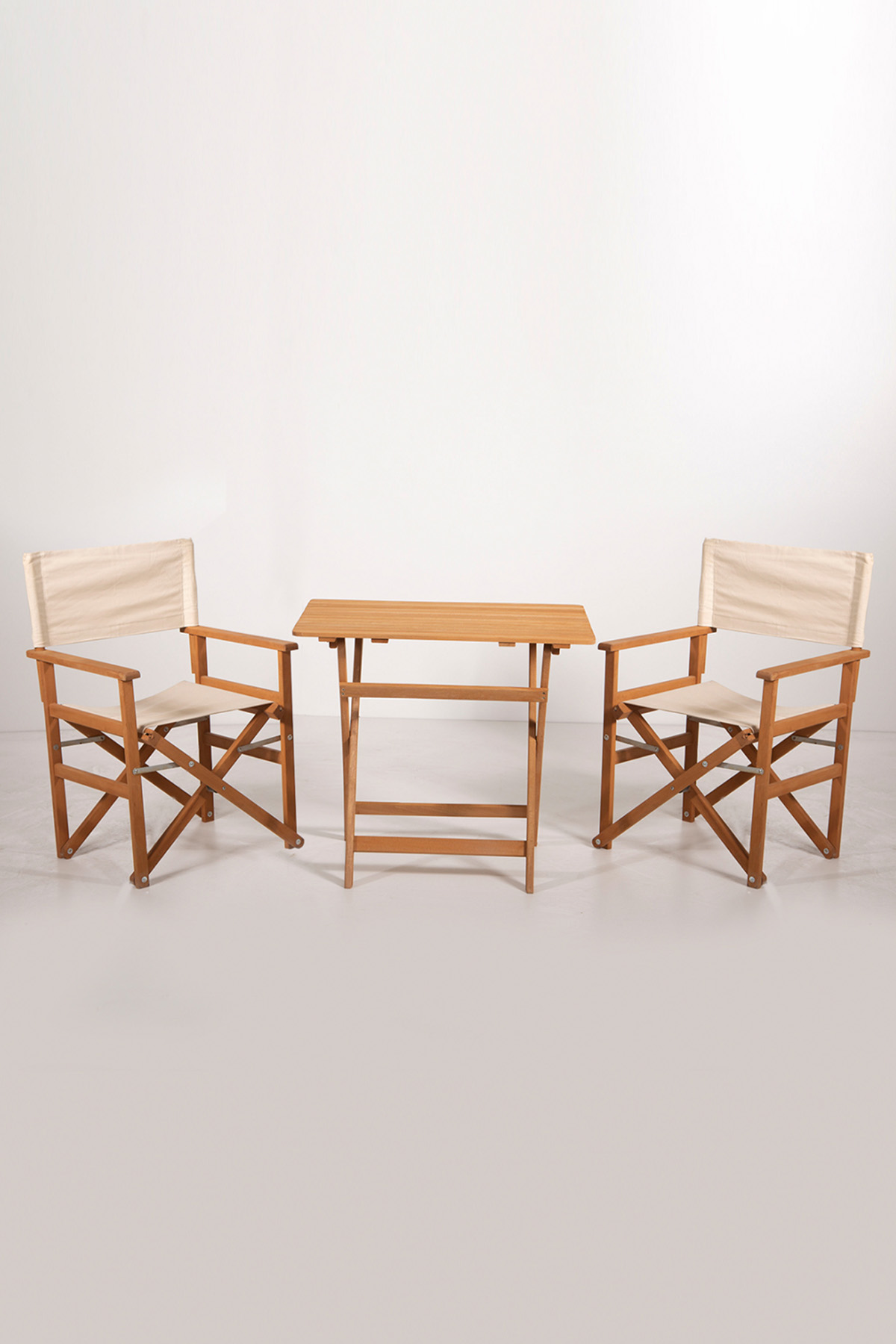 2+1 Rejisör Masa-Sandalye Takımı 60x80cm Masa